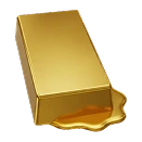 شمش طلای آب شده